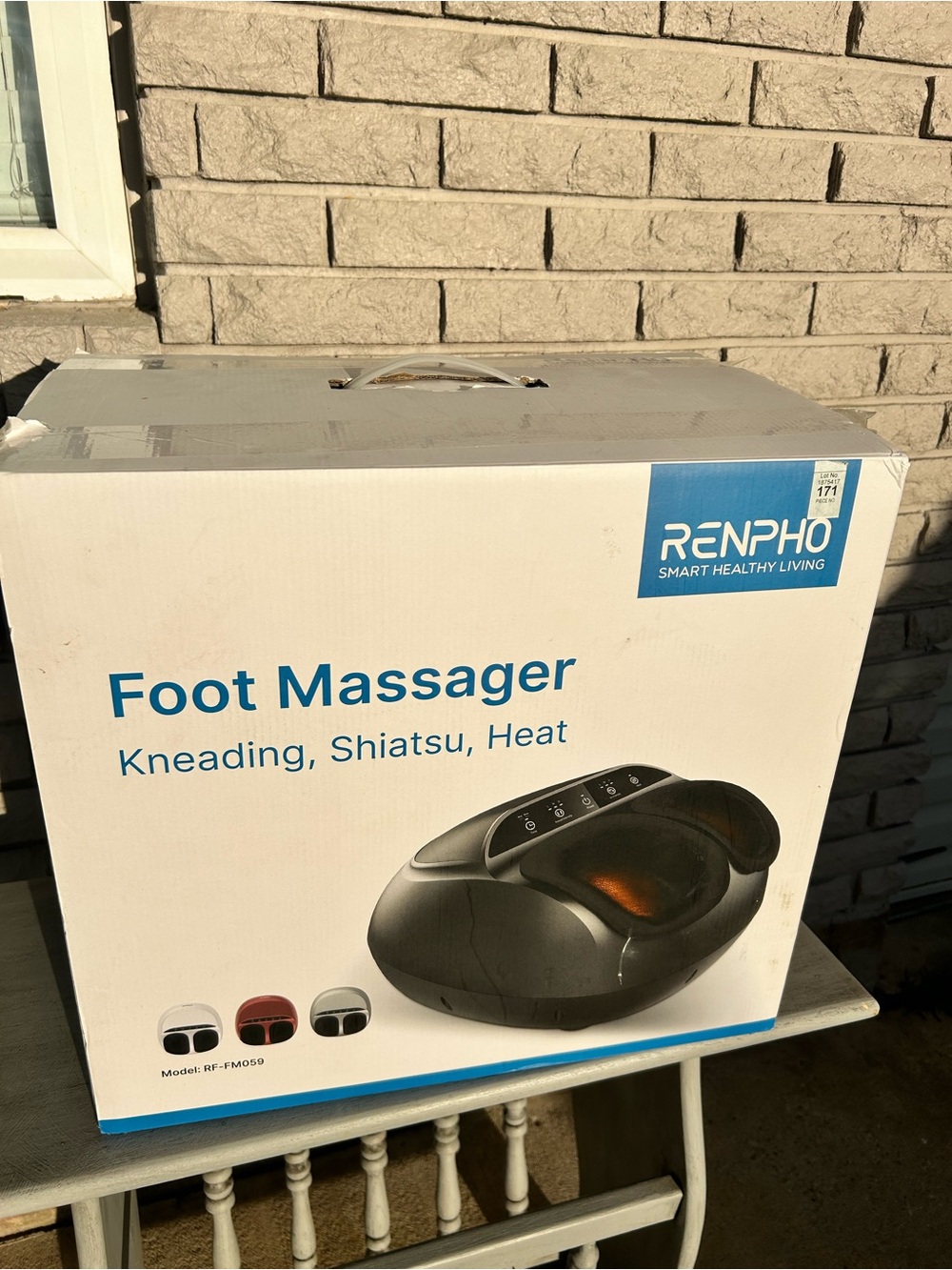 RENPHO Electric Foot Massager with Shiatsu Heat (Model RF-FM059)